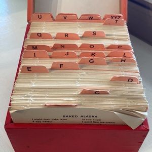 Vintage 1960’s Life Magazine Recipe Card Set